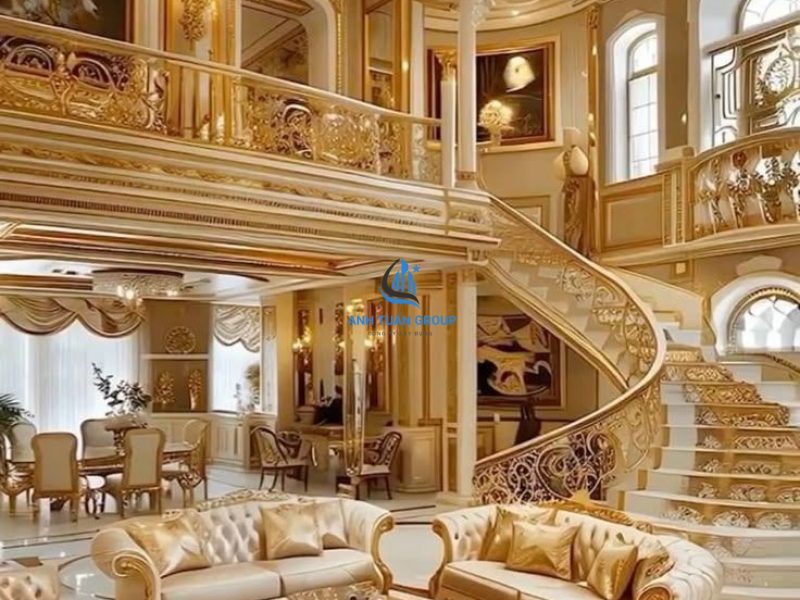Thiết kế thi công nội thất tân cổ điển tại quận Gò Vấp
