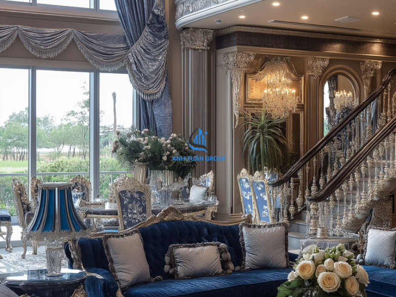 Thiết kế thi công nội thất biệt thự tại quận 10