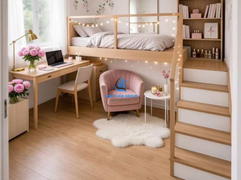 Thiết kế thi công nội thất nhà phố tại quận Tân Bình