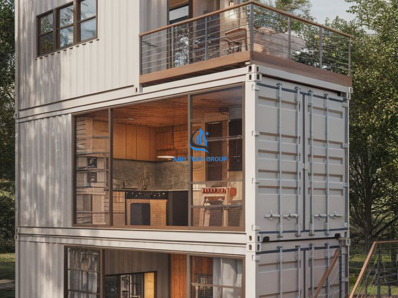 Thi công lắp đặt nhà container tại Long An