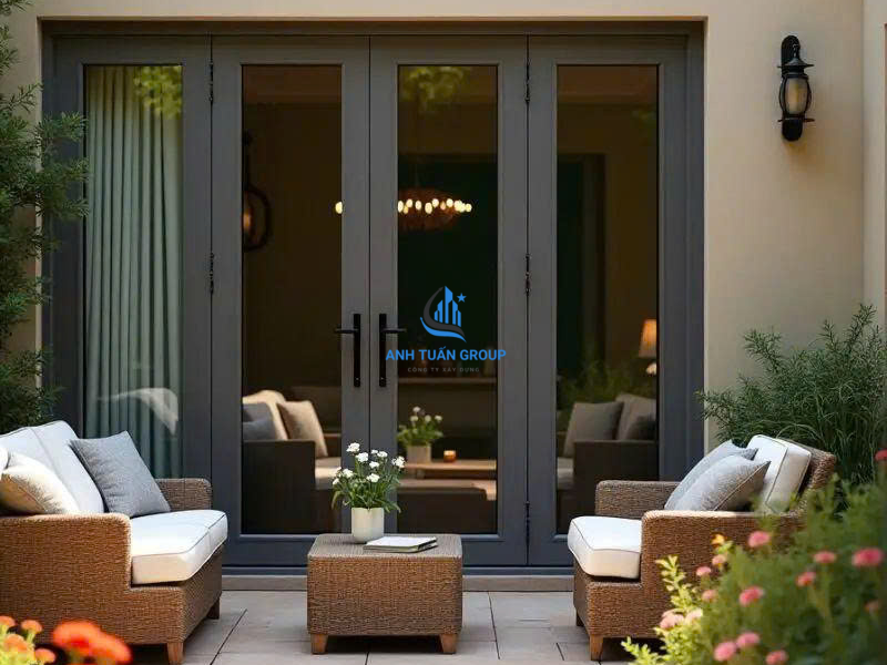 Thi công cửa kính cường lực quận 5 TP HCM