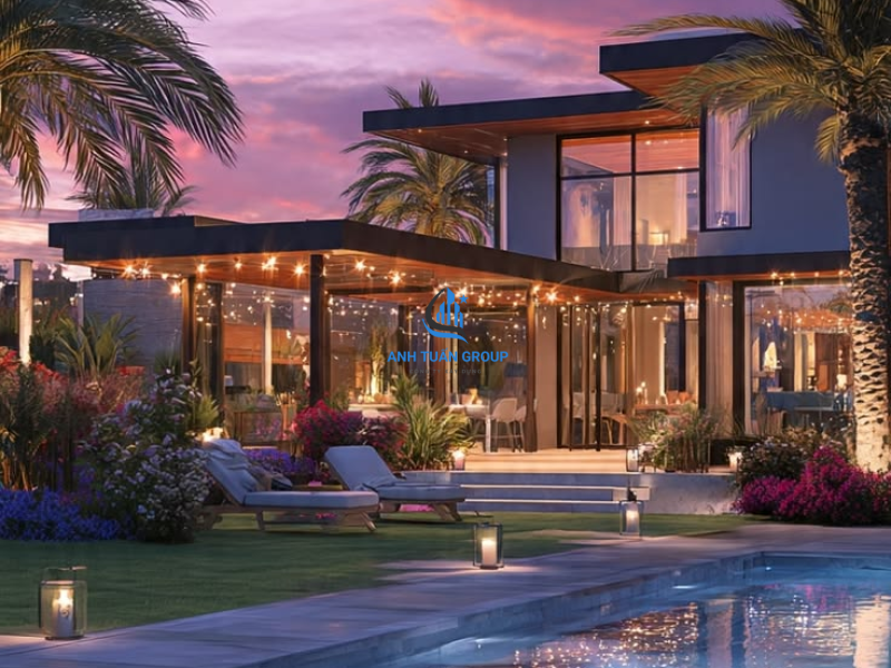Hồ bơi biệt thự tại Tân Phú TP HCM