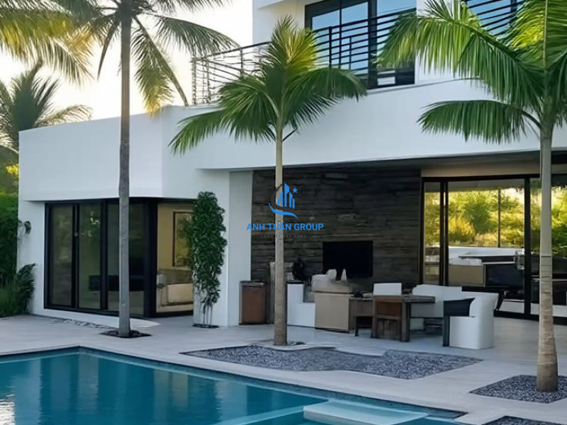 Hồ bơi biệt thự tại quận 6 TP HCM