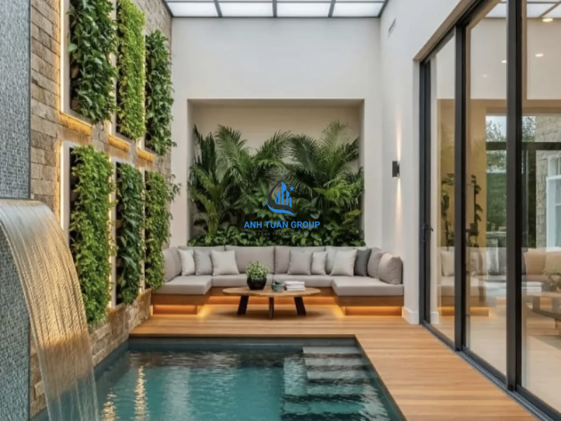 Hồ bơi gia đình tại quận 2 TP HCM
