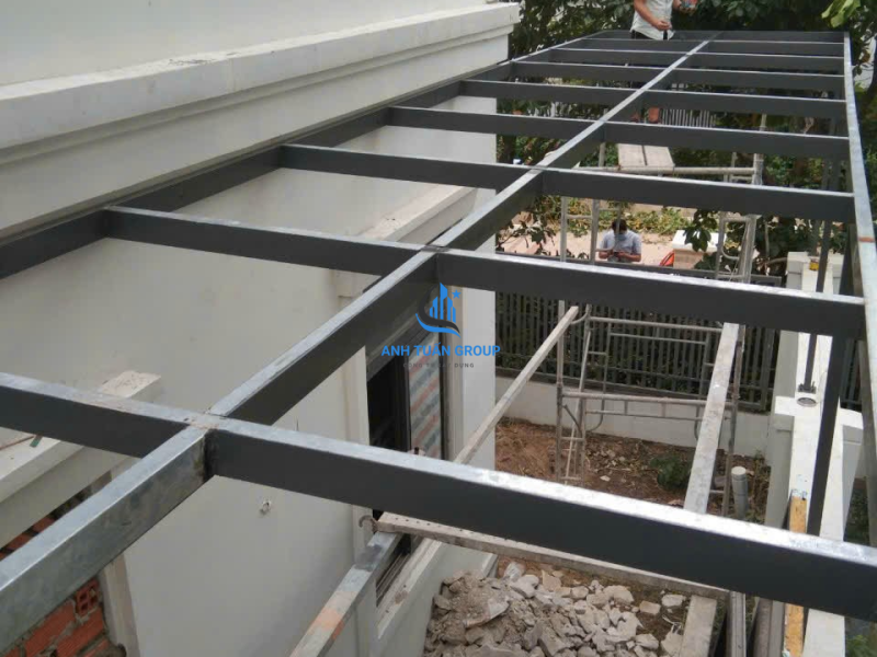 Báo Giá Thiết Kế Thi công Mái Che Kính Cường Lực Anh Tuấn Group