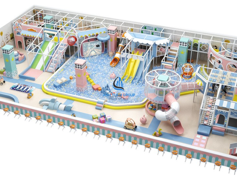 Thiết Kế Khu Vui Chơi Trẻ Em 200m2 