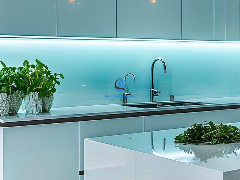 Thi công kính cường lực quận Tân Phú TP HCM