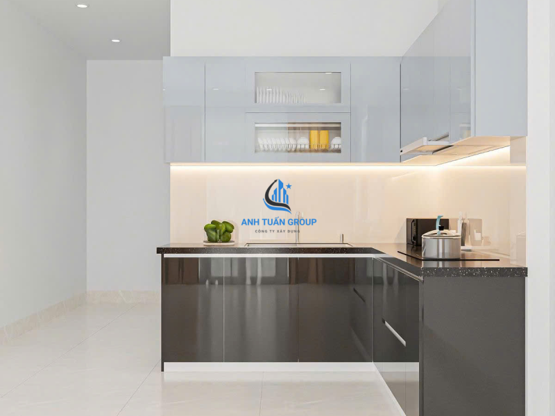 Thi công kính ốp bếp quận 7 TP HCM