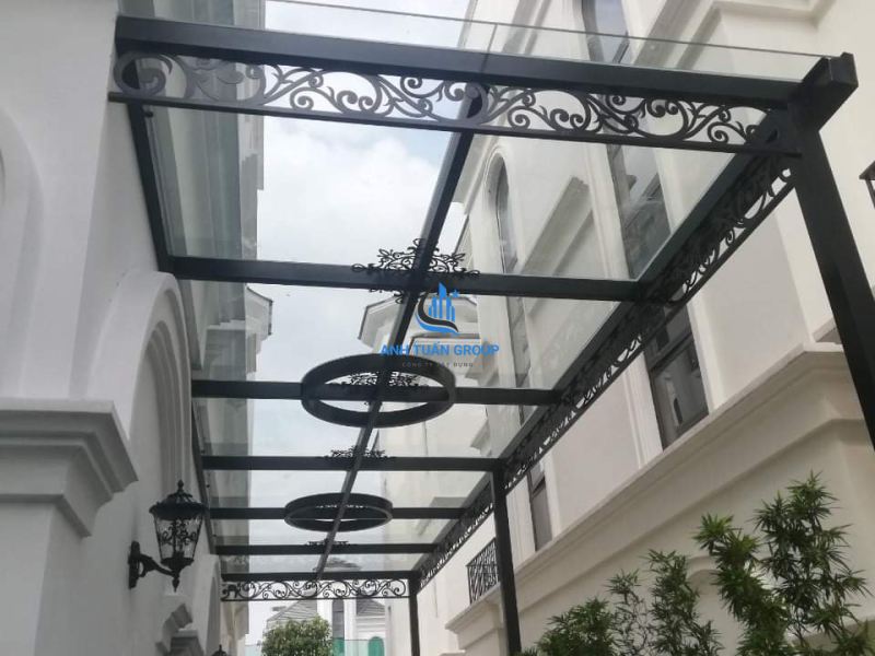 Làm mái che kính tại quận 1