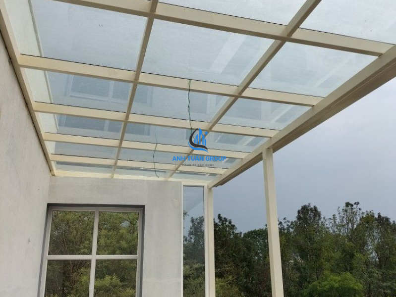 Mái kính cường lực quận Tân Phú TP HCM