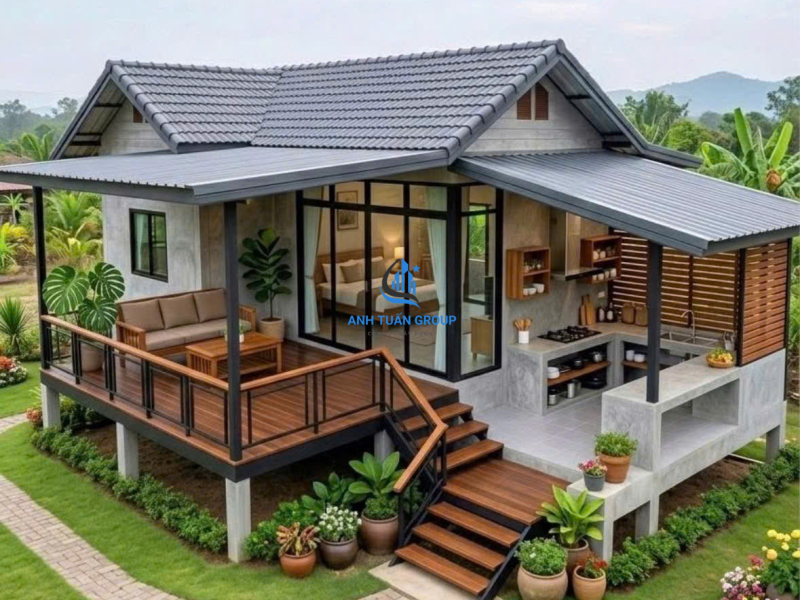 Thiết kế thi công nhà bê tông nhẹ đúc sẵn tại TPHCM
