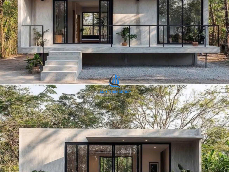 Thiết kế thi công nhà bê tông đúc sẵn tại Bình Dương