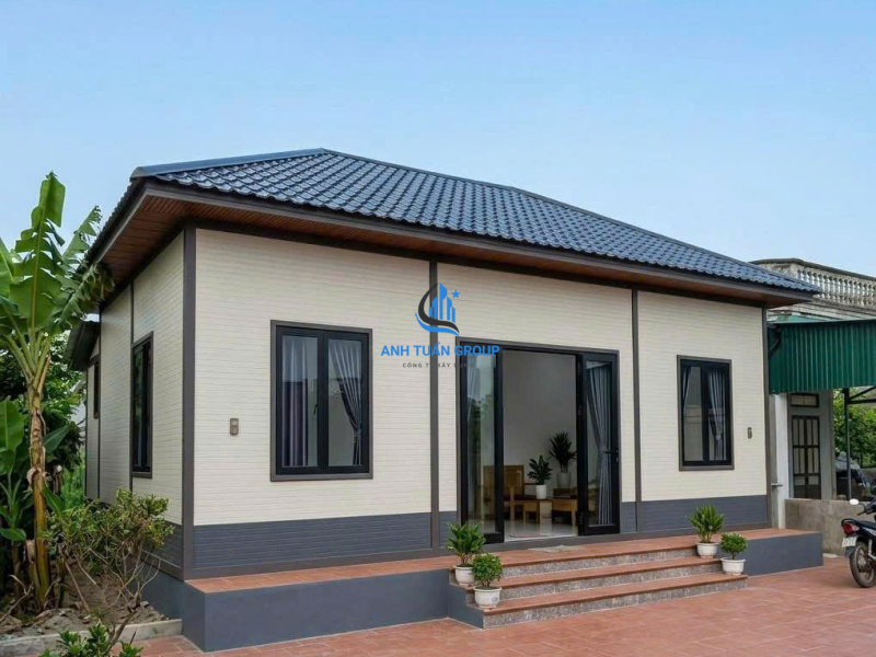 Mẫu nhà vườn lắp ghép đẹp tại An Giang