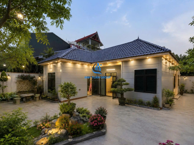 Mẫu nhà vườn lắp ghép đẹp tại Đà Lạt