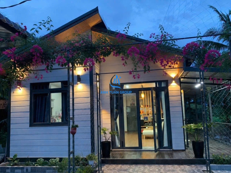 Mẫu nhà vườn lắp ghép đẹp tại TP HCM