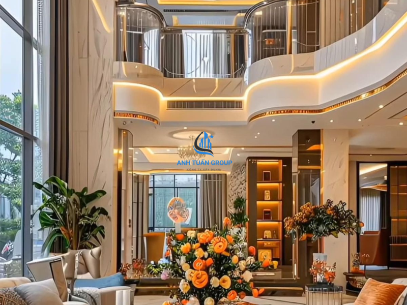 Thiết kế thi công nội thất biệt thự tại quận Tân Phú