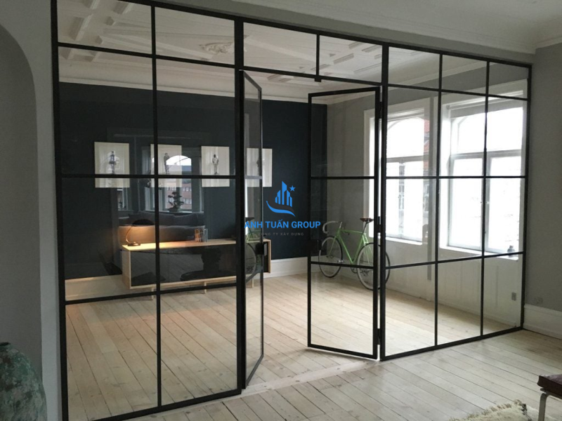 Thi công vách kính Quận 12 TP HCM
